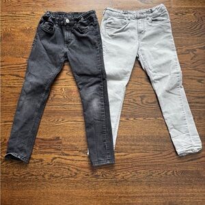 H&M Kids Jeans - Black and Gray Jeans size 10 two pairs
